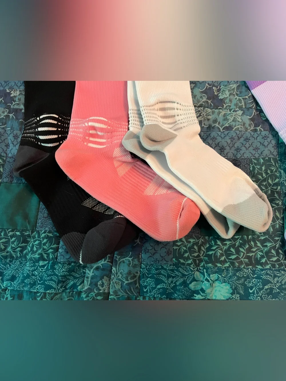Iramy Crew Compression Socks Size M New